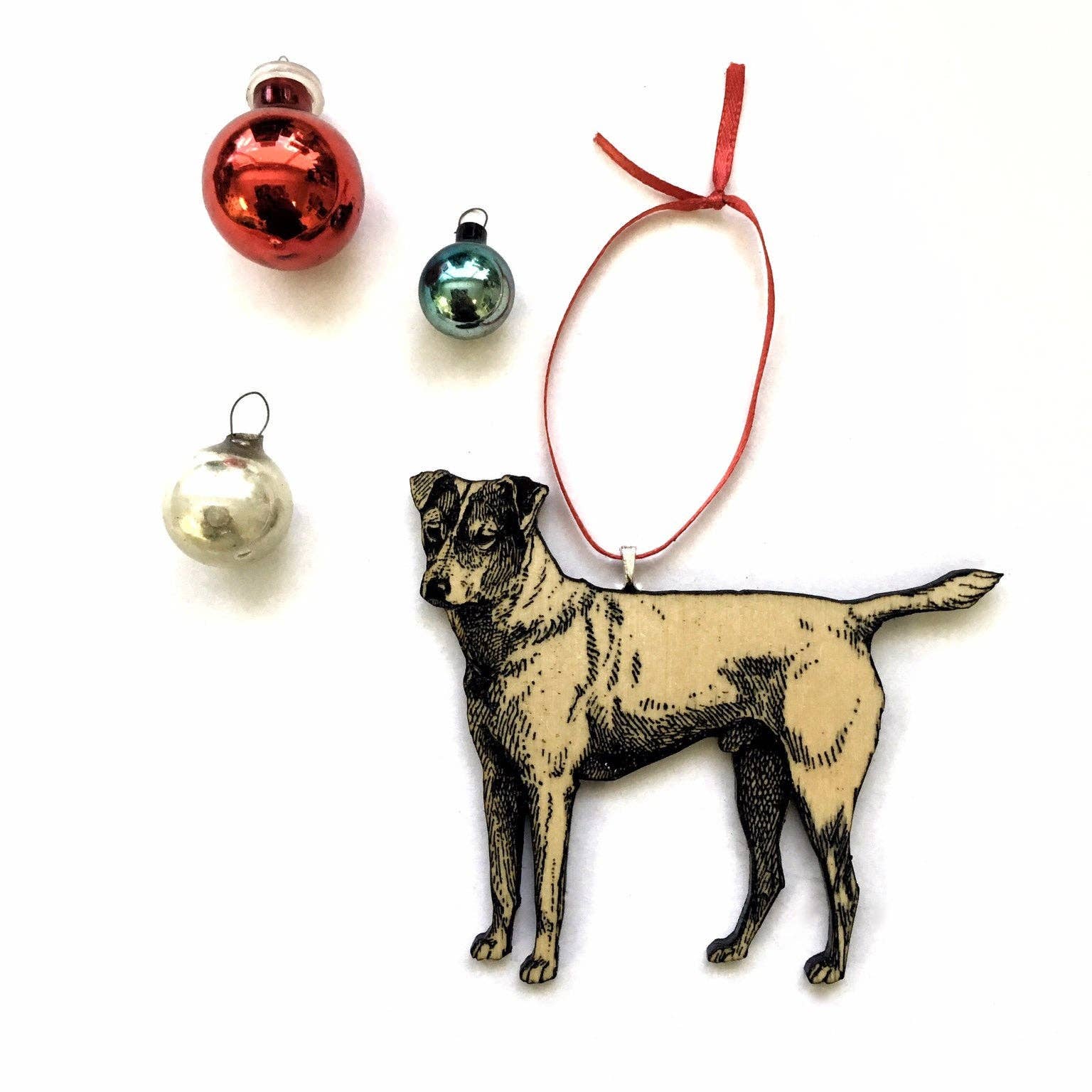 Xmas Terrier Christmas Ornament