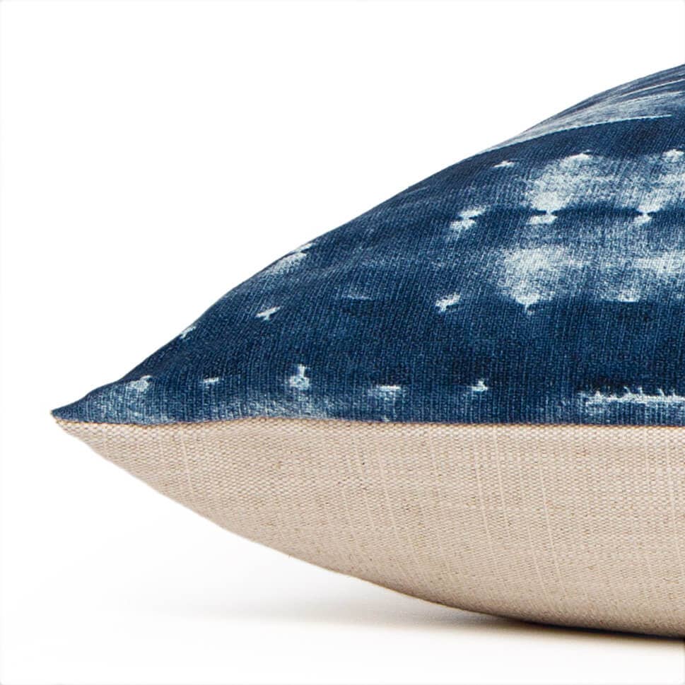 Dog Bed - indigo cloth